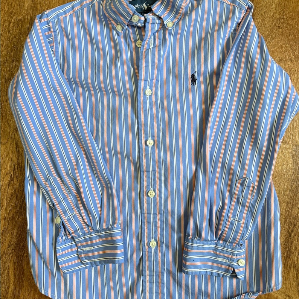 Ralph Lauren Kids Striped Button-Down Shirt